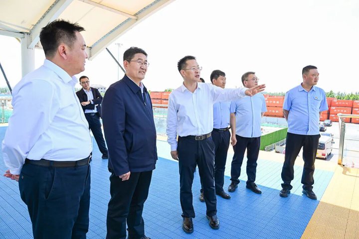 省交通运输厅领导到米兰体育开户-米兰体育平台
调研指导工作